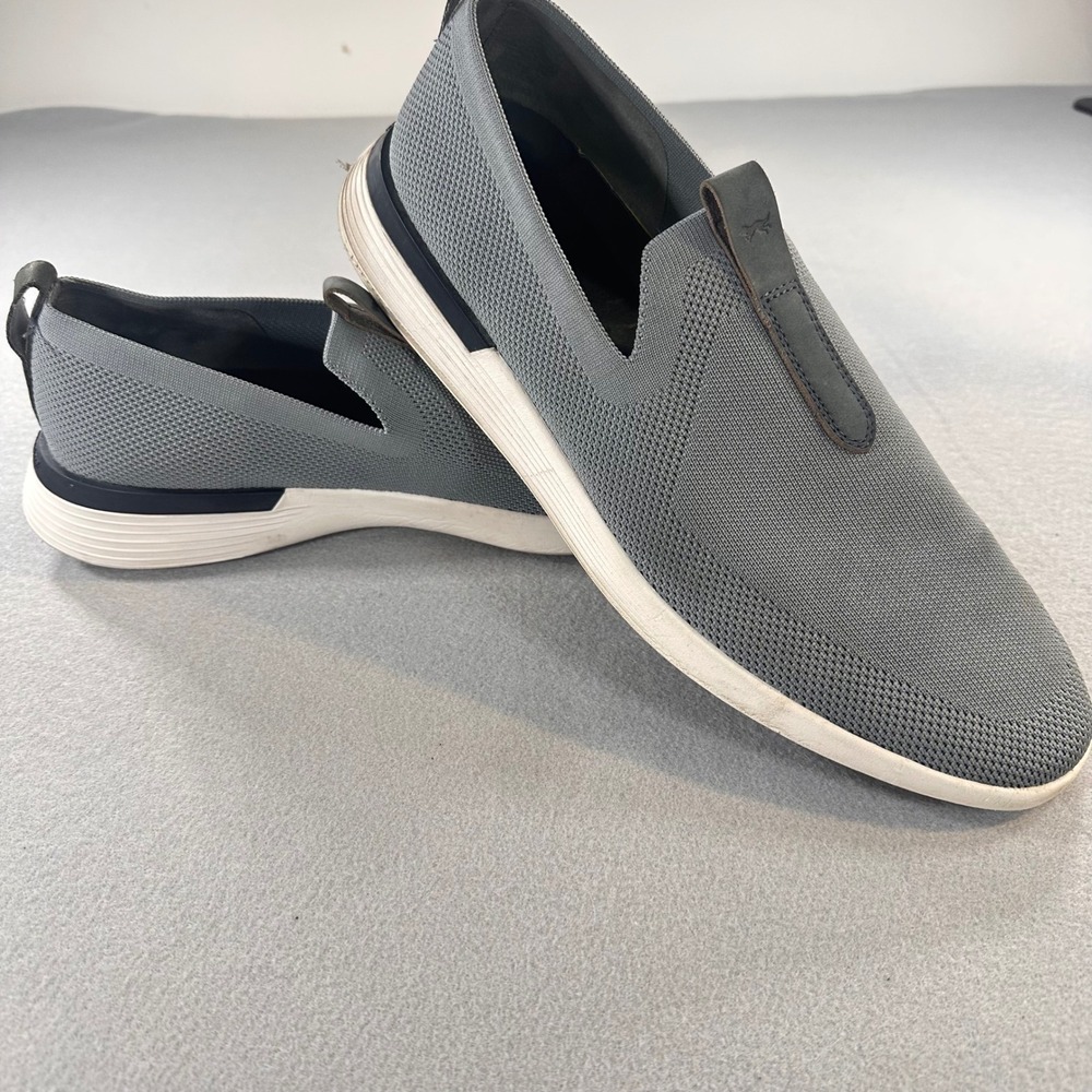 Wolf & Shepherd Swift Knit Loafer Grey Slip On Athletic Shoes Mens 12